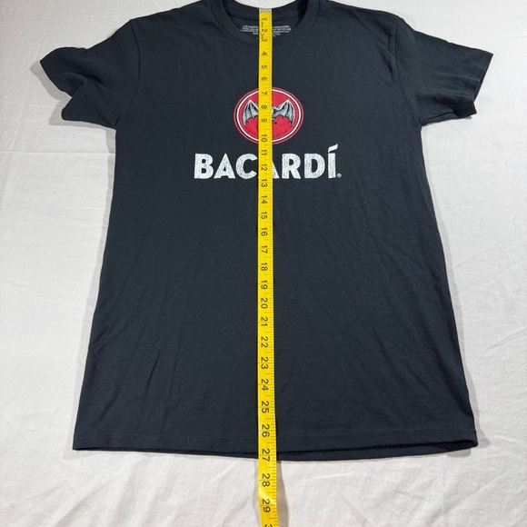 Black Bacardi Short Sleeve Tee Iconic Design - Picture 6 of 6